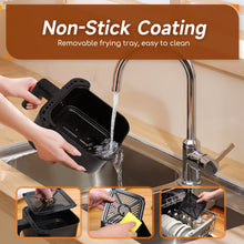 Cargar imagen en el visor de la galería, Excelente Freidora de aire de 2L, 8 programas, pantalla táctil LED, tiempo y temperatura regulables, rejilla antiadherente extraíble, 1200 W
